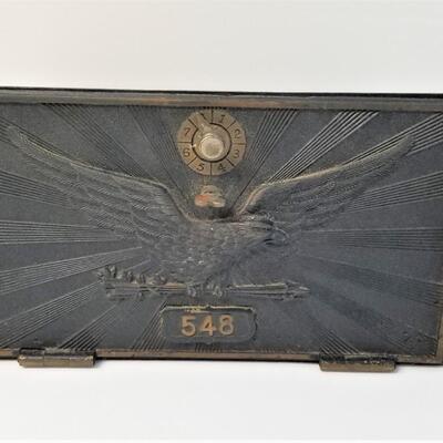 Lot #92  Antique Metal Post Office Box Front