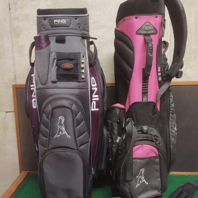 Two Ping Golf Bags