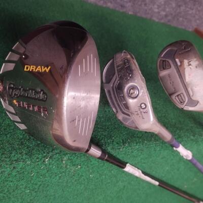 Three Golf Clubs