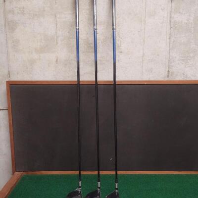 3 Fairway woods.