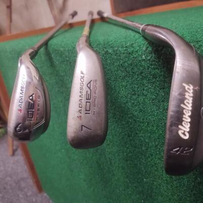Variety of Golf Clubs