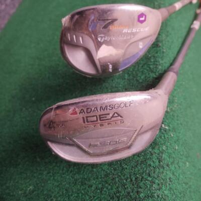Variety of Golf Clubs