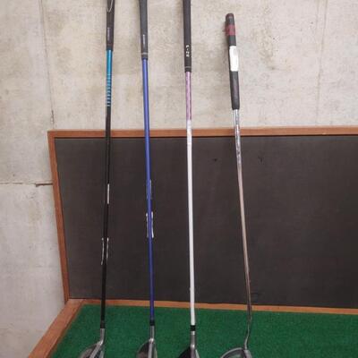 Variety of Golf Clubs