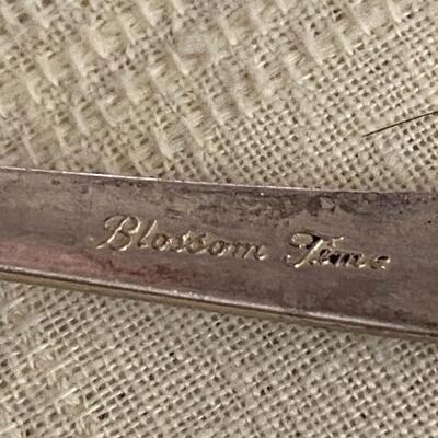 International Sterling Silver Blossom Time Pattern Flatware Set 1477 Grams