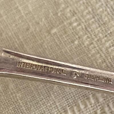 International Sterling Silver Blossom Time Pattern Flatware Set 1477 Grams