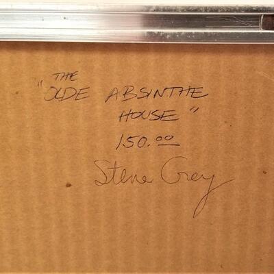 Lot #98  Original Sketch  "Old Absinthe House"