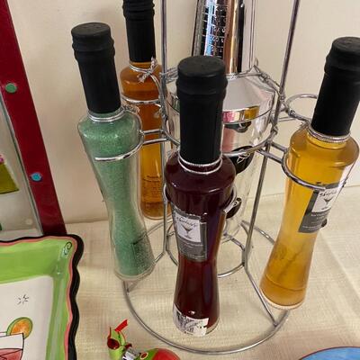 Christmas Holiday Serving Items and Barware