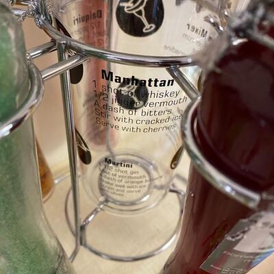 Christmas Holiday Serving Items and Barware