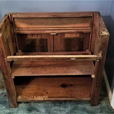 Lot #103   Antique Wash Stand with Marble Top - Project PIece