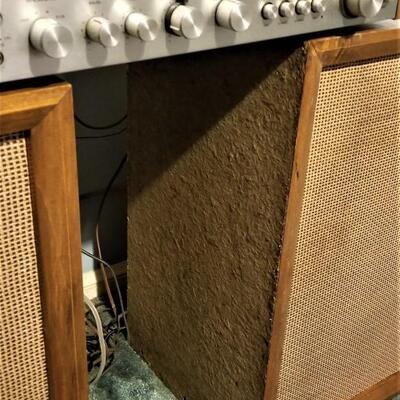 Lot #105  Technics Turntable, Kenwood Receiver and a great pair of Vintage Lafayette Speakers - WORKS