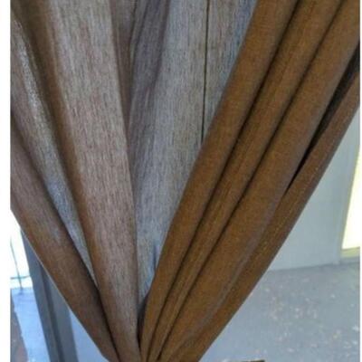#21 Brown curtains