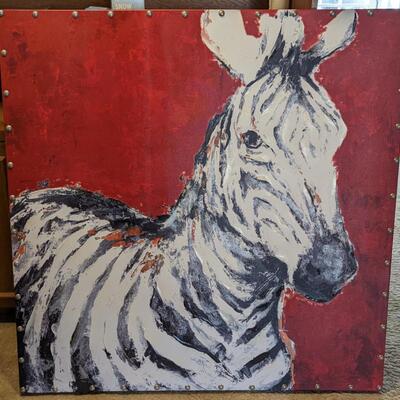 #27 Zebra original painting on canvas
