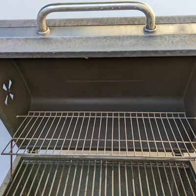 #34 Charcoal Barbeque grill with utensils