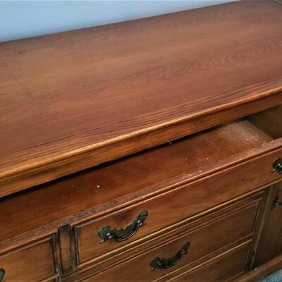 Lot #109  Vintage Oak Sideboard