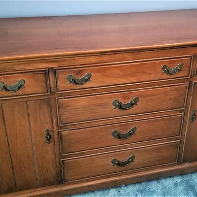 Lot #109  Vintage Oak Sideboard