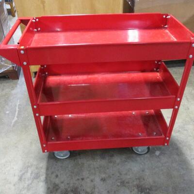 Metal Rolling Work Cart