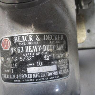 Black & Decker Circular Saw
