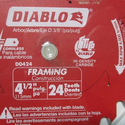 Diablo Framing Blades 4 1/2"