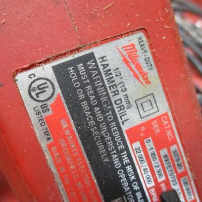Milwaukee Hammer Drill
