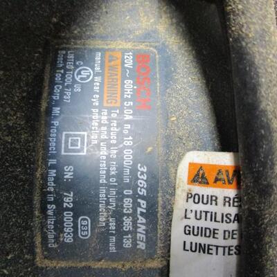 Bosch 3365 Planer