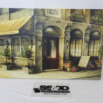 Canvas Painting Print, French Bistro 24