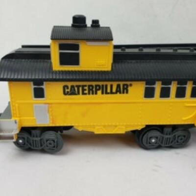 Caterpillar CAT Construction Express Toy Train Track, 18 Tracks + 2 Cars - Used