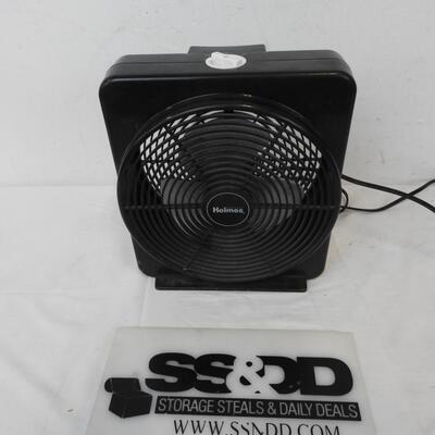 Holmes Black Fan with High/Low Setting, Works Well