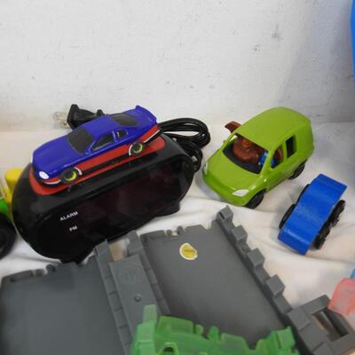 Alarm Clock, Cars, Train Tracks, Miniature Trains, Big Corvette