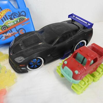 Alarm Clock, Cars, Train Tracks, Miniature Trains, Big Corvette