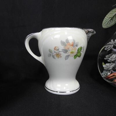 Wooden Duck. Soup Bowls and Mugs, Vase, Lamp, Fish, Teapot, and Other DÃ©cor