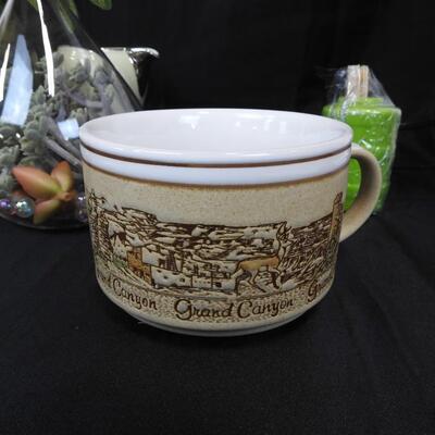 Wooden Duck. Soup Bowls and Mugs, Vase, Lamp, Fish, Teapot, and Other DÃ©cor