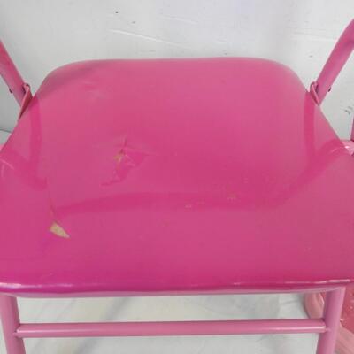 Minnie Mouse Toy Vacuum, Goofy Stuffed Animal, Minnie Small Chair, Damage in Pic