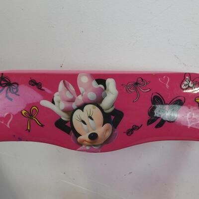 Minnie Mouse Toy Vacuum, Goofy Stuffed Animal, Minnie Small Chair, Damage in Pic