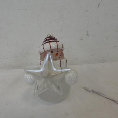 Department 56 Snowman with Lit Star Ornament