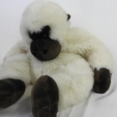 White Gorilla Stuffed Animal, About 30" Tall