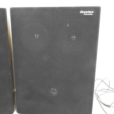 Panasonic Thrusters Speakers, Untested