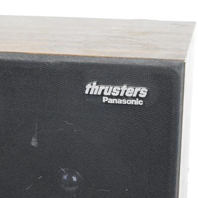Panasonic Thrusters Speakers, Untested
