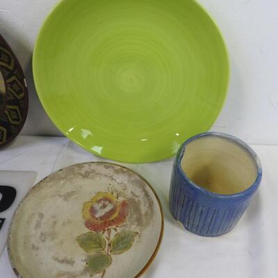 7 pc Stoneware/Ceramics, Galaxy Fine Porcelain Platter