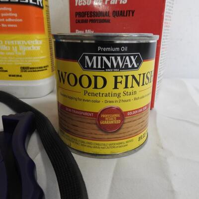 8 pc Household, Wood Finish, Plaster of Paris, Brush