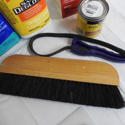 8 pc Household, Wood Finish, Plaster of Paris, Brush