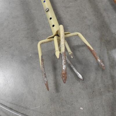 3 Tools, Foldable Rake, Garden Claw, Metal Rakes