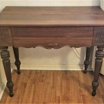 Lot #112  Antique Spinet Desk
