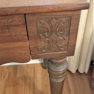 Lot #112  Antique Spinet Desk