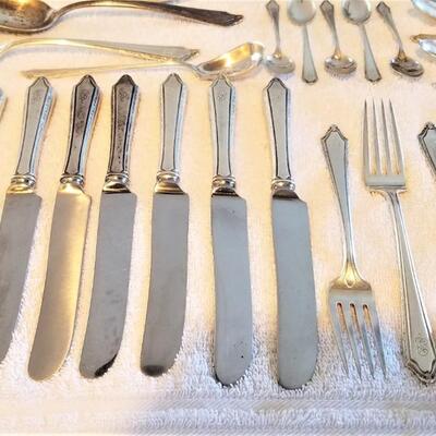 Lot #116  Set of Vintage Sterling Flatware - Initial "B"