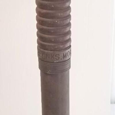 Lot #118  Antique Brass/Wood Grain Sampler Probe - 6 Slots