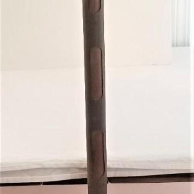 Lot #118  Antique Brass/Wood Grain Sampler Probe - 6 Slots