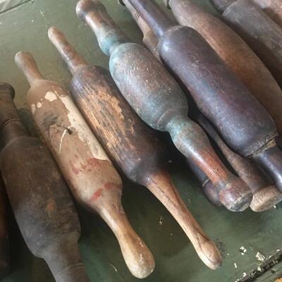 Vintage Wooden Rolling Pins 