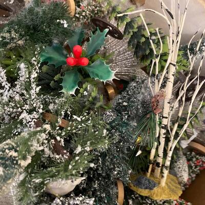 Vintage Bottle Brush Christmas Trees