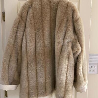 Three Fur and Leather Ladies Coats with Fur & Mink Hat