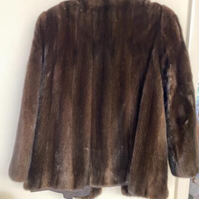 Three Fur and Leather Ladies Coats with Fur & Mink Hat